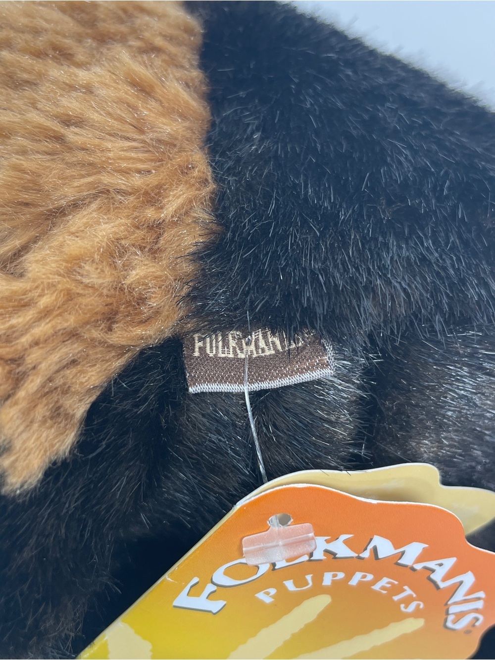 Folkmanis Puppets Small Bison Puppet Plush 9” - Picture 10 of 13